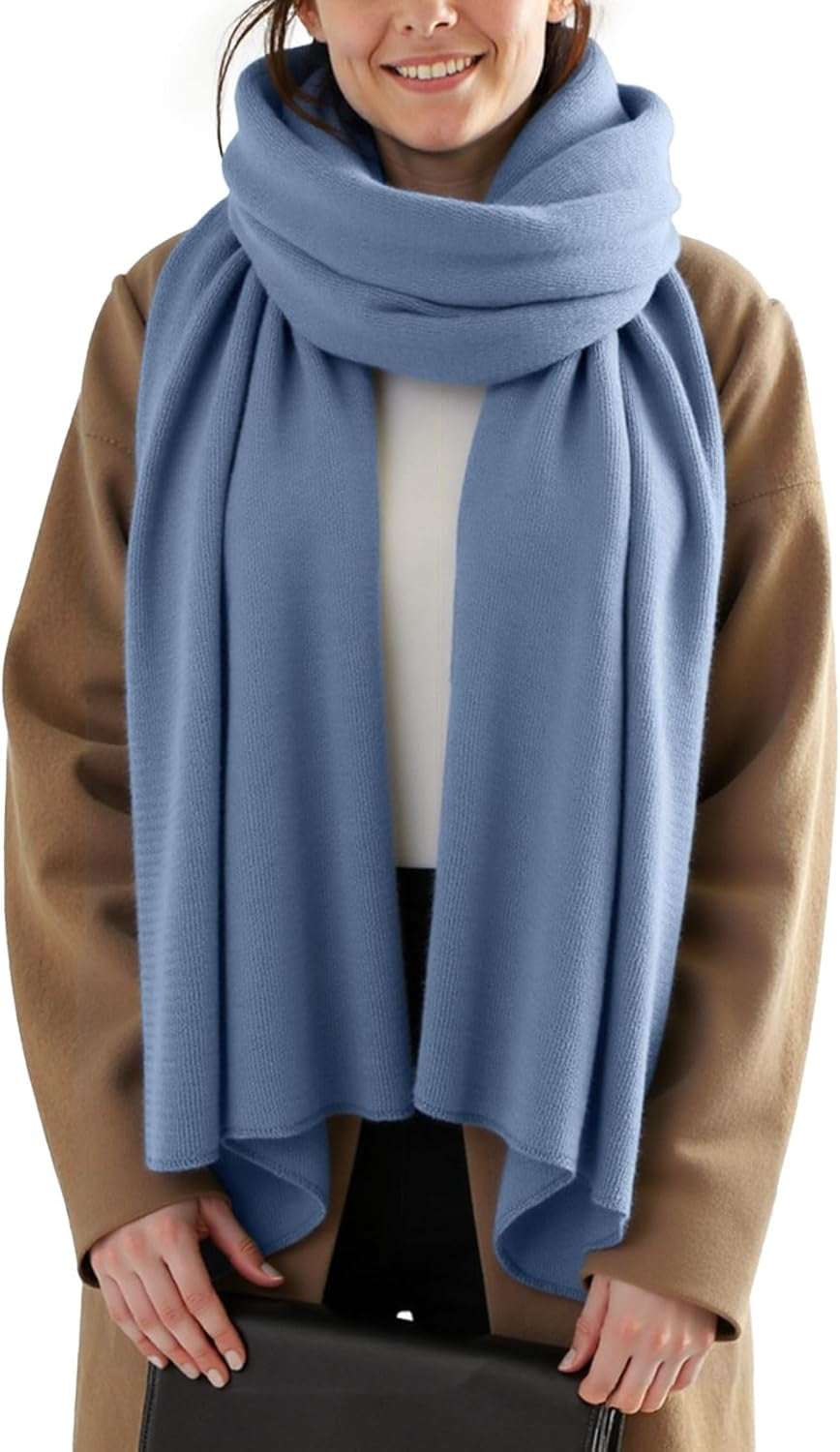 Womens Winter Scarf Long Soft Chunky Scarves Warm Blanket Oversized Shawl Wraps