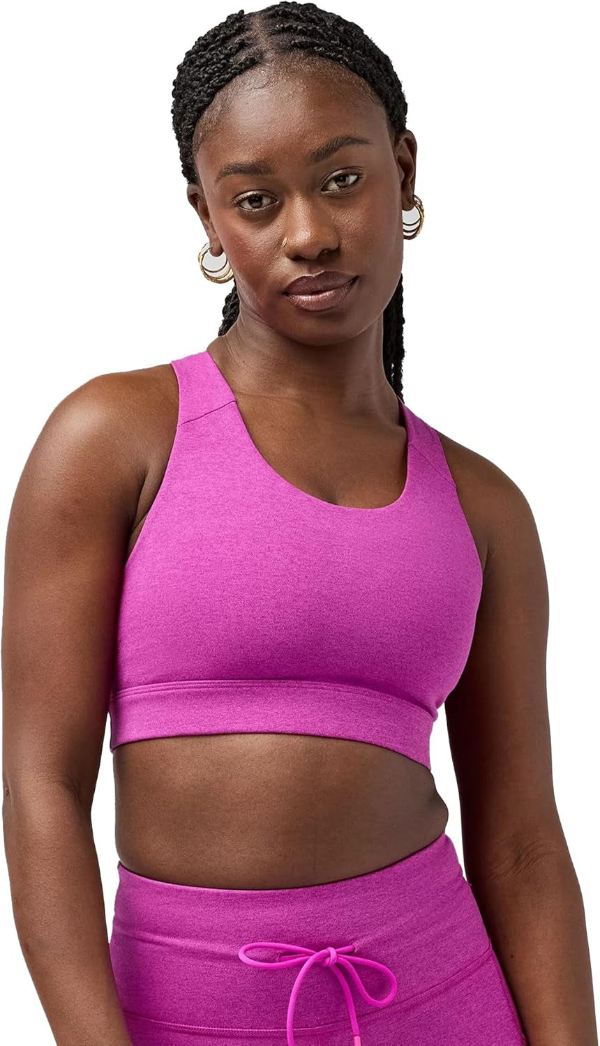 Brooks Women'S Luxe Pocket Bra, Supportive Sports Bra with Pocket for Training, Workouts & Running