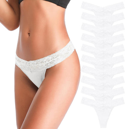 Seamless lace thongs comfortable fit all day