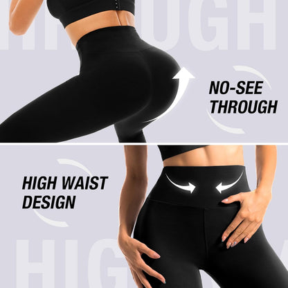 Buttery soft workout yoga leggings high-waist loungewear style