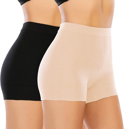 Womens Seamless Shaping Boyshorts Panties Tummy Control Underwear Slimming Shapewear Slip Shorts