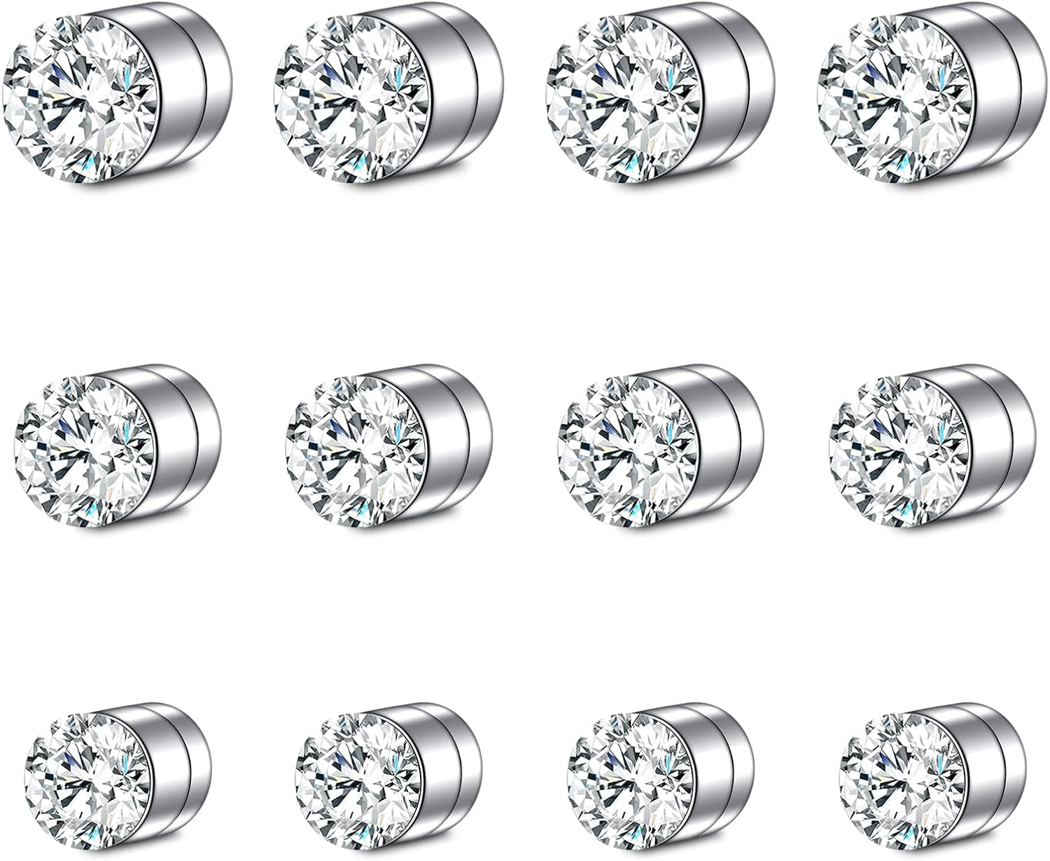 MODRSA Fake Nose Stud Ring - Magnetic, Tiny, Women'S