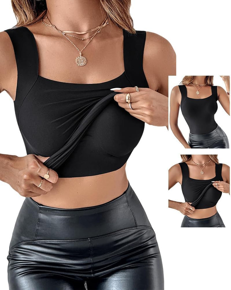 CHICME u neck shapewear tank color and fit options