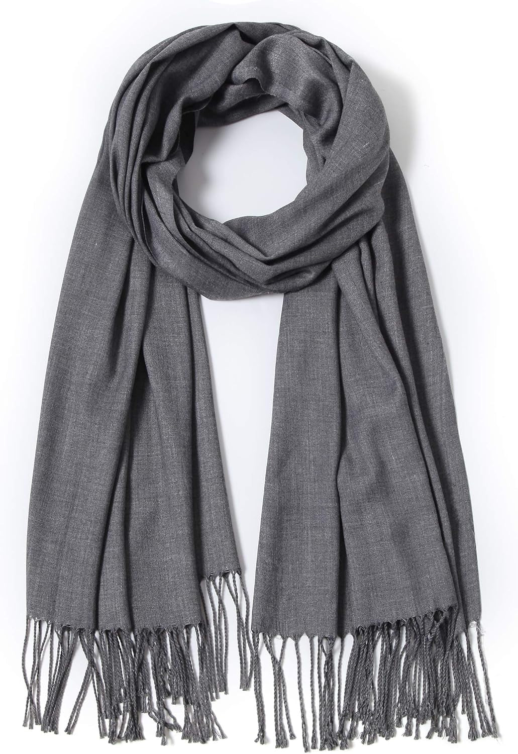 Cindy & Wendy Pashmina Shawls and Wraps Large Scarfs for Women Wedding Party Bridal Long Fashion Solid Shawl Wrap Fringes