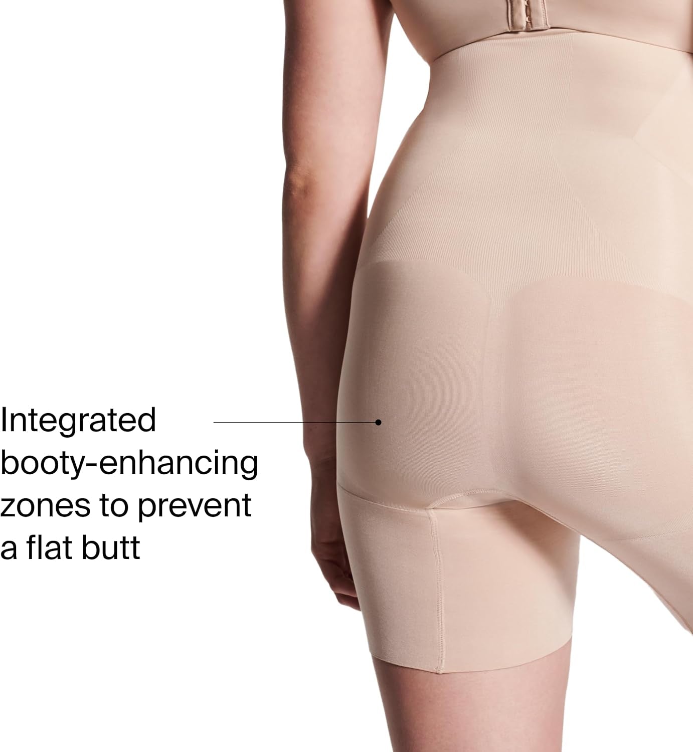 Women wearing SPANX Oncore shapewear under dress showing smooth silhouette