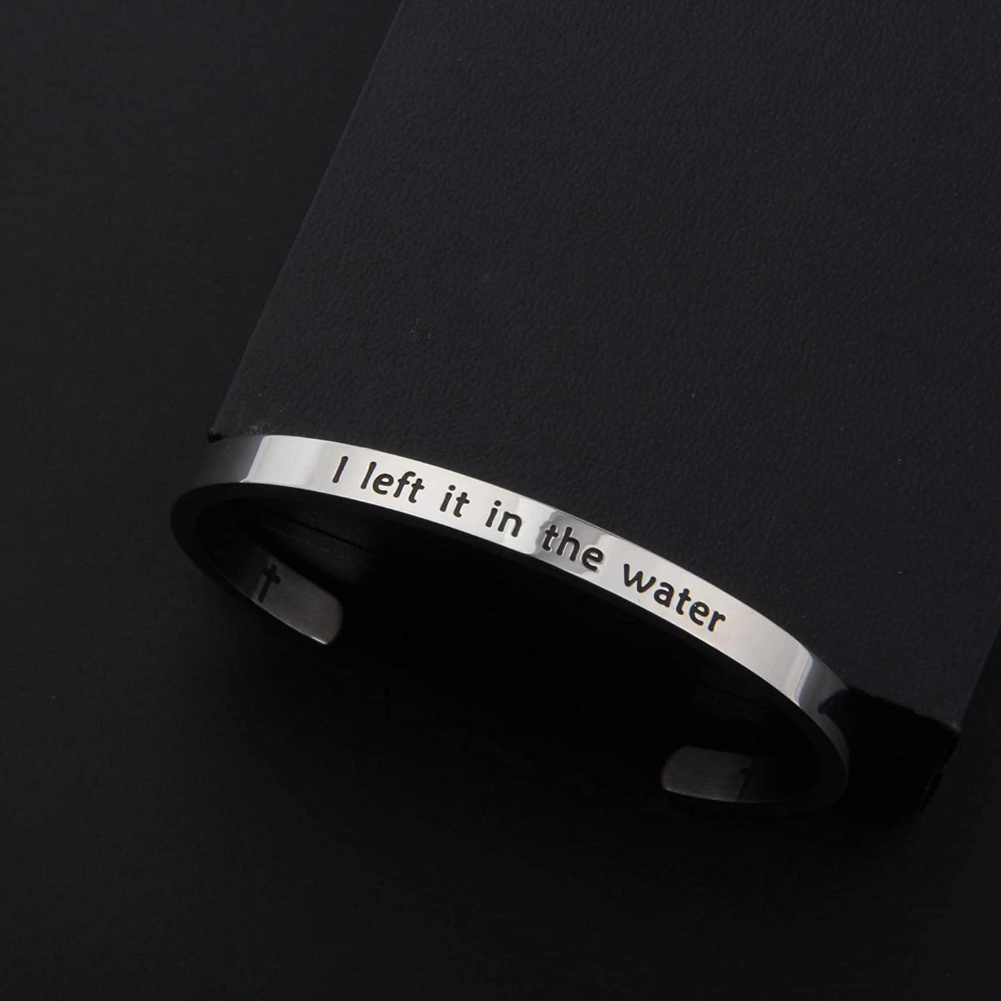 MAOFAED Adult Woman Baptism Gift Teen Girl Baptized Bracelet I Left It in the Water Christian Jewelry Gift for Her Apparel & Accessories > Jewelry > Bracelets MAOFAED   