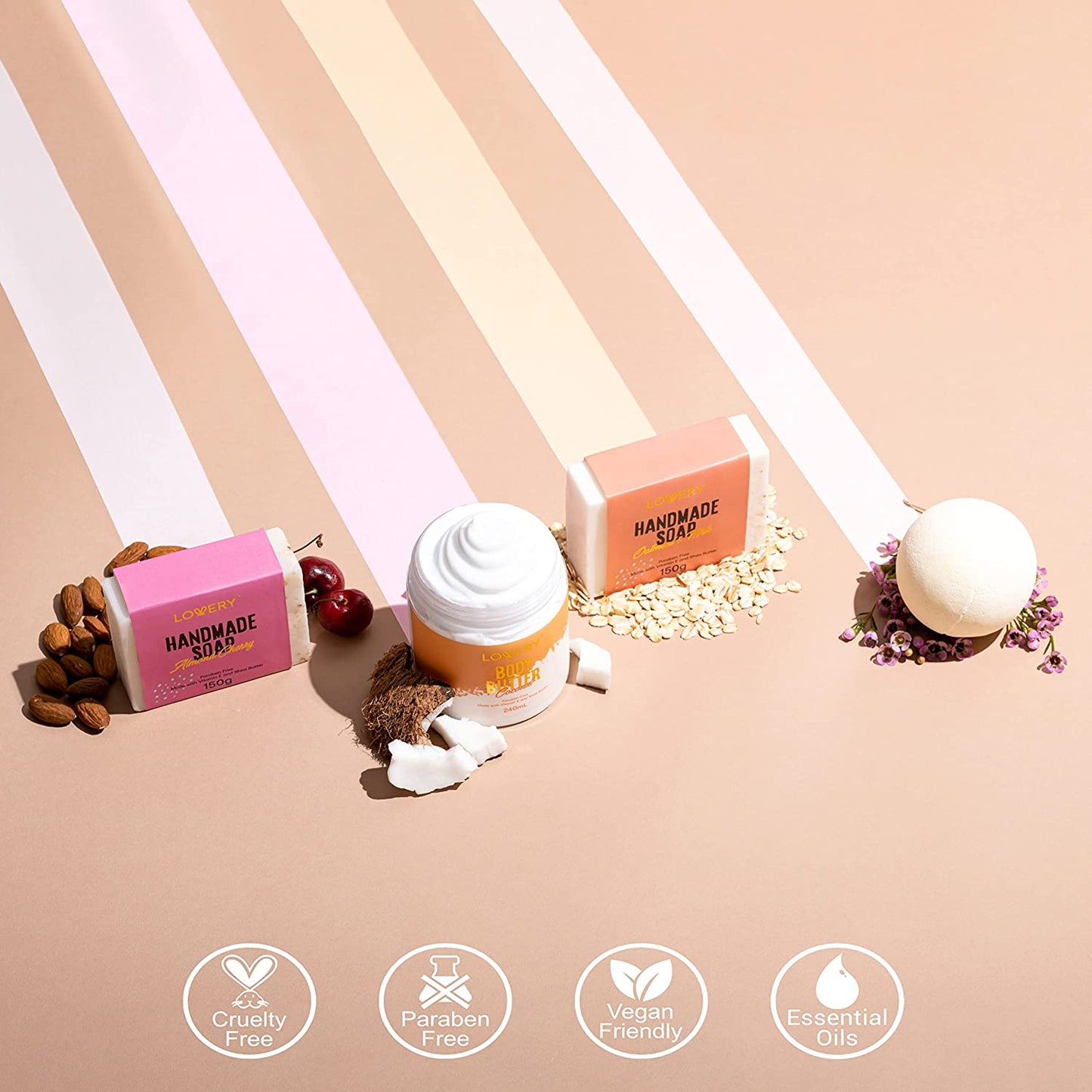 Birthday Gift for Women, Personalized Gifts for Her, Funny Thank You Gift, Inspirational Gifts for Female Wife Mom Sister Coworker Mother Best Friend Girlfriend, Unique Happy Birthday, Spa Gift Set Health & Beauty > Personal Care > Cosmetics > Bath & Body LOVERY   