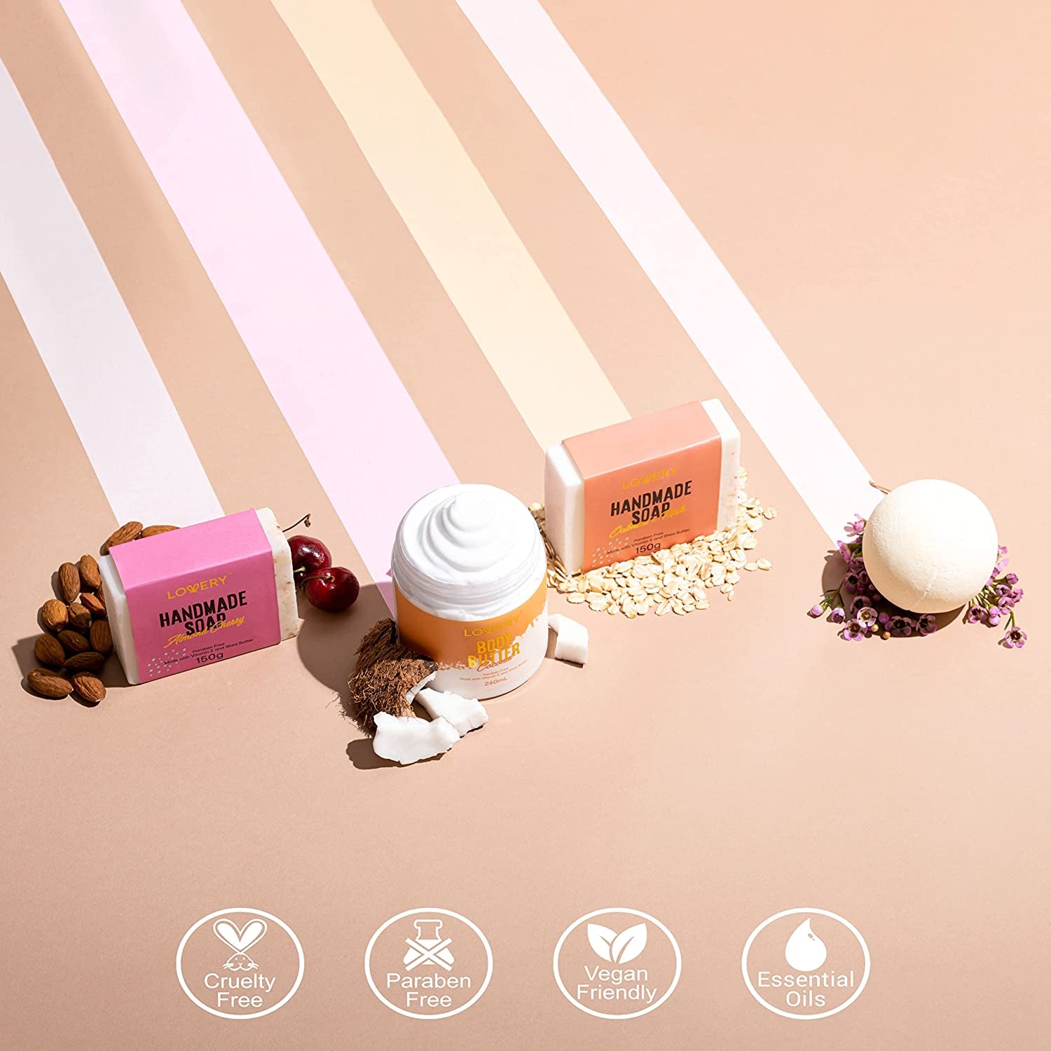Birthday Gift for Women, Personalized Gifts for Her, Funny Thank You Gift, Inspirational Gifts for Female Wife Mom Sister Coworker Mother Best Friend Girlfriend, Unique Happy Birthday, Spa Gift Set Health & Beauty > Personal Care > Cosmetics > Bath & Body LOVERY   