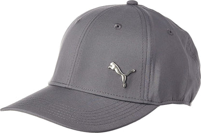 PUMA Evercat Stretch Fit Cap Apparel & Accessories > Clothing Accessories > Hats PUMA Gray/Silver Small-Medium 