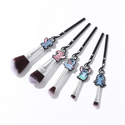 Potter Makeup Brush Set for Women with Gift Bag 5Pcs Metal Magic Eye Shadow Eyeliner Blending Pencil Lip Brush Beauty Tools (Bronze01) Health & Beauty > Personal Care > Cosmetics > Cosmetic Tools > Makeup Tools PIOZIO Black  