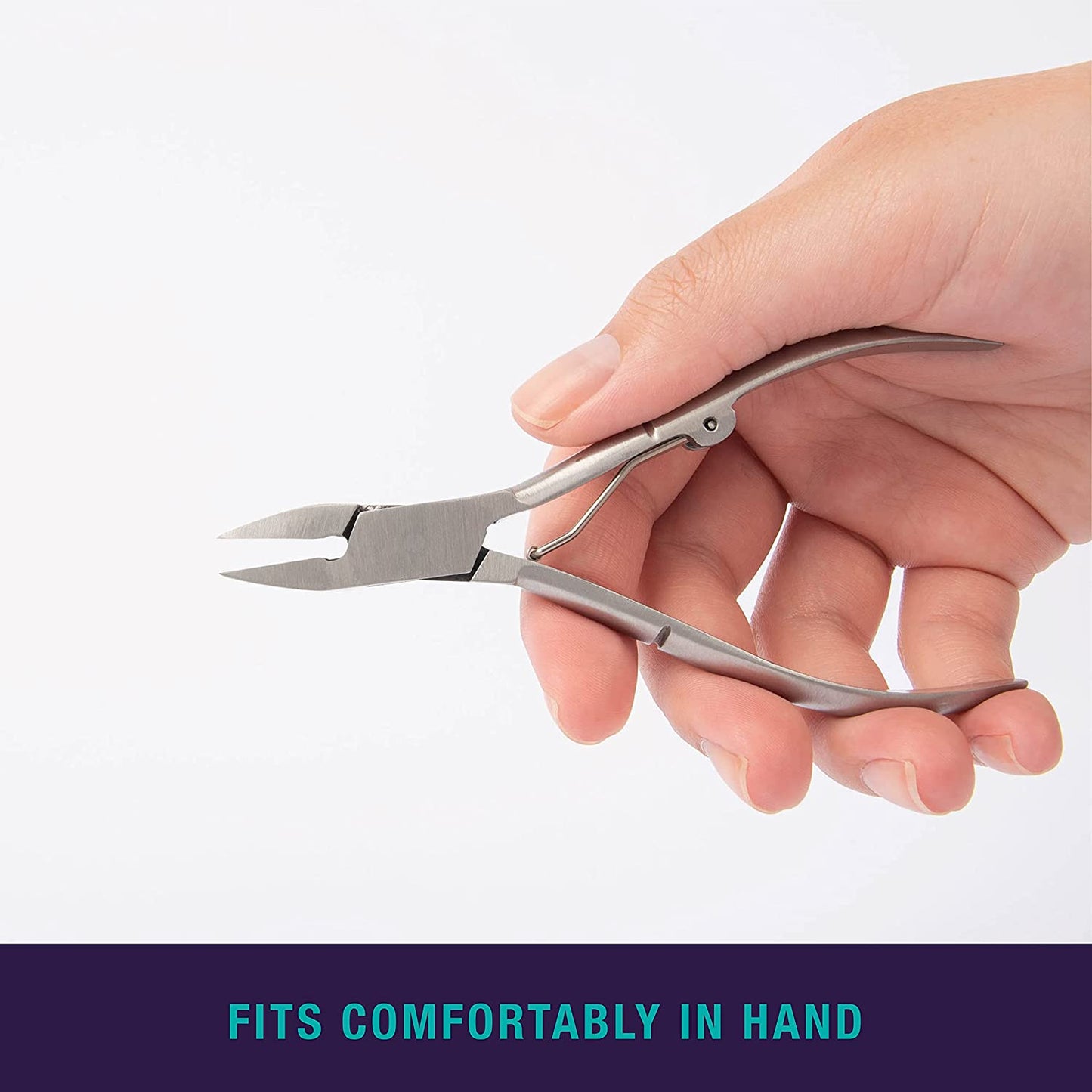 TRIM Simply Foot Ingrown Toenail Kit – Includes Stainless Steel Toenail Nipper and Stainless Steel Dual-Ended File – Easy to Use Foot Care Tools – for Men and Women – Silver – 2 Piece Set Health & Beauty > Personal Care > Foot Care Pacific Word Corporation   