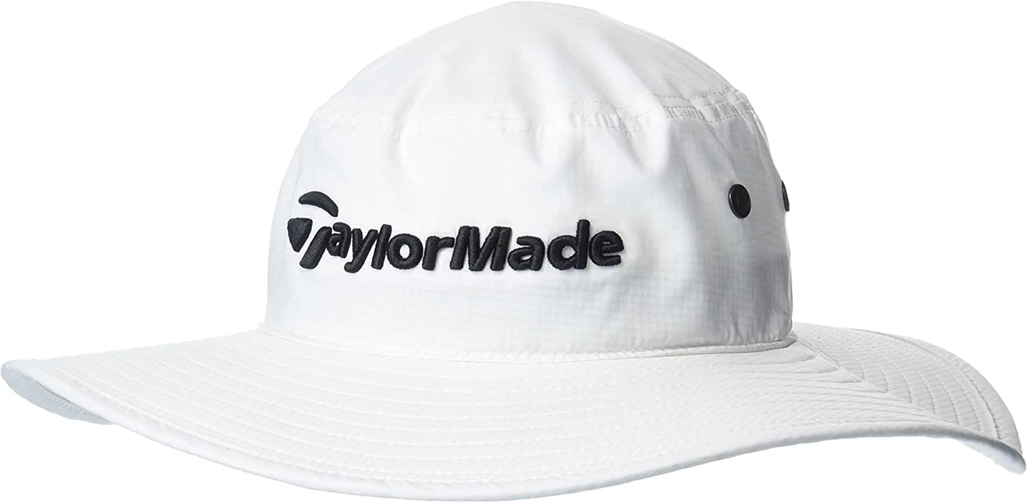 Taylormade Eyelet Bucket Hat Apparel & Accessories > Clothing Accessories > Hats TaylorMade Gray Large 