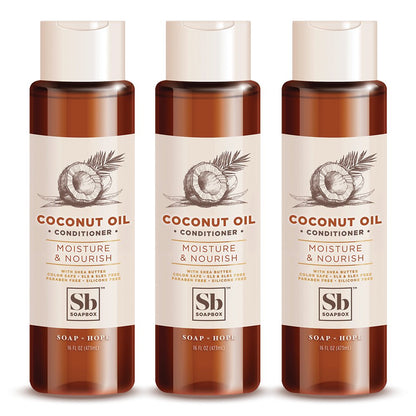 Soapbox Soap Hair Conditioner, Hydrating & Detangling Conditioner W/Vitamin E, Shea Butter & Activated Charcoal- Sulfate, Paraben & Silicone Free Vegan Hair Care for Dry Hair - 16Oz Pack of 3 Health & Beauty > Personal Care > Hair Care Soapbox Coconut Oil with Shea Butter 16 Fl Oz (Pack of 3) 