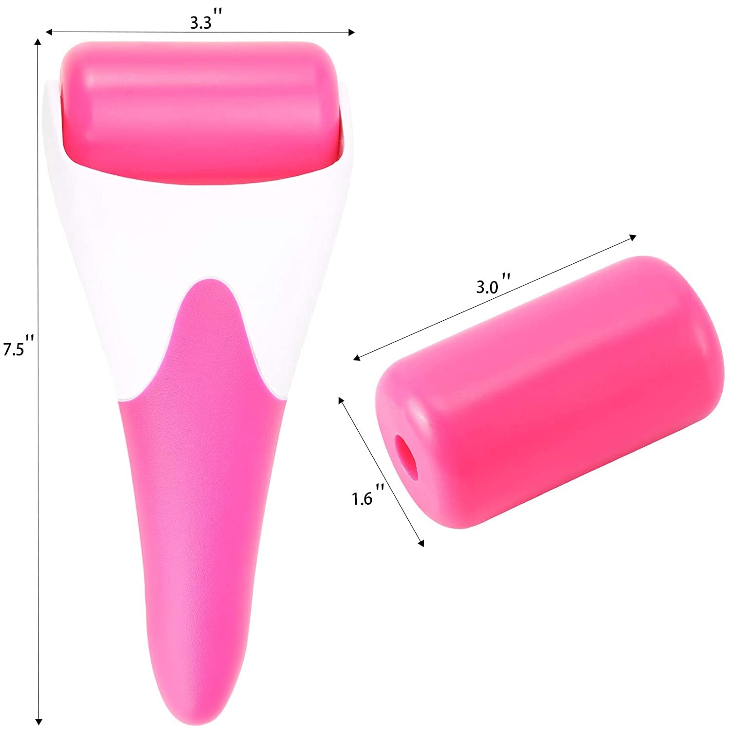 Ice Roller Beauty Roller for Cooling Face, Cold Roller Skin Care Tool for Puffy Eyes & Pain Relief - with Extra Roller Health & Beauty > Personal Care > Cosmetics > Cosmetic Tools > Skin Care Tools BTYMS   