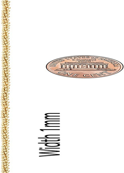 LIFETIME JEWELRY 1Mm Rope Chain Anklet for Women and Teen Girls 24K Real Gold Plated Apparel & Accessories > Jewelry > Anklets LIFETIME JEWELRY   