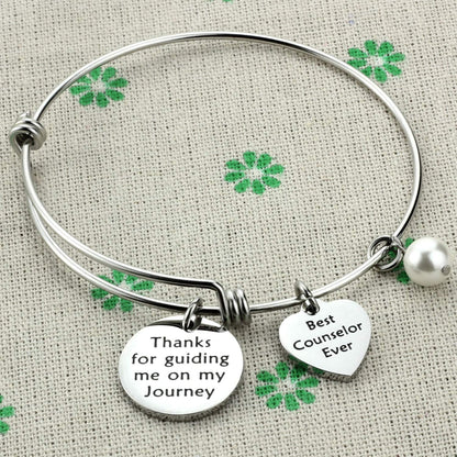Kivosliviz Counselor Gifts Thank You Gifts for Counselors Best Counselor Ever School Counselor Jewelry Apparel & Accessories > Jewelry > Bracelets Anrrion   