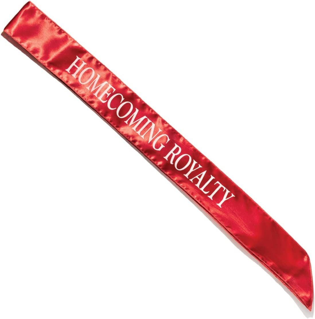 Satin Homecoming Royalty Sash, Silver Black Imprint Apparel & Accessories > Clothing Accessories > Sashes Anderson's Red/White  