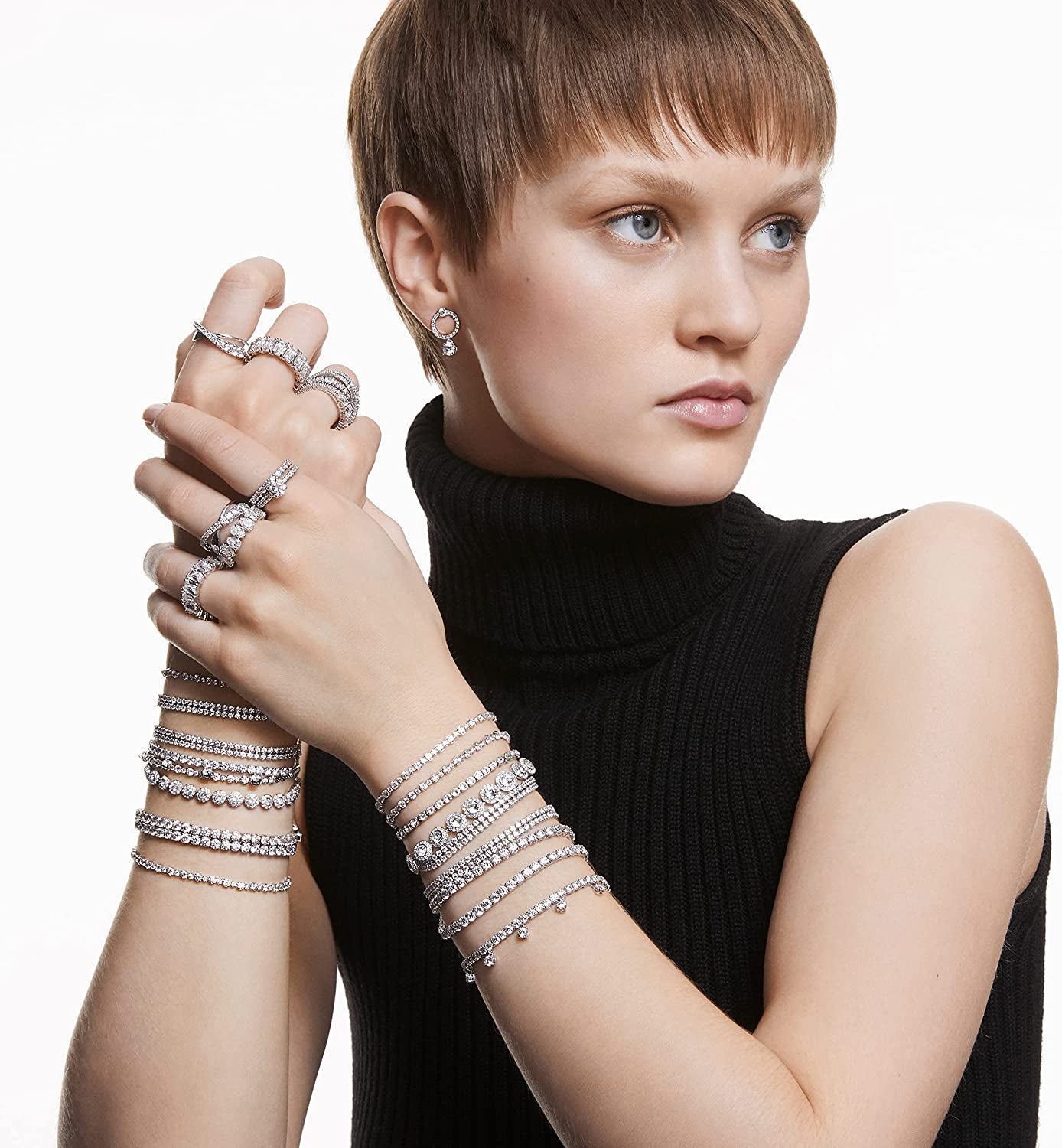 SWAROVSKI Subtle Bracelet Jewelry Collection, Clear Crystals Apparel & Accessories > Jewelry > Bracelets SWAROVSKI   