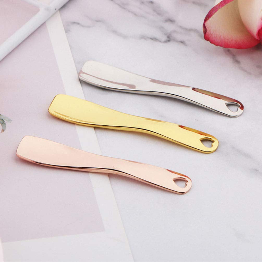Teensery 3 Pcs Metal Cosmetic Spoon Spatulas Makeup Skin Care Facial Cream Mask Scoop Tool for Home Salon (Gold, Silver, Rose Gold) Health & Beauty > Personal Care > Cosmetics > Cosmetic Tools > Skin Care Tools Teensery   