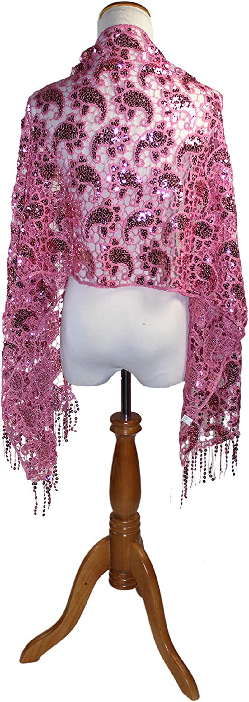 Ted & Jack - Luxe Bedazzled Sequin and Sparkle Scarf Apparel & Accessories > Clothing Accessories > Scarves & Shawls Ted and Jack   
