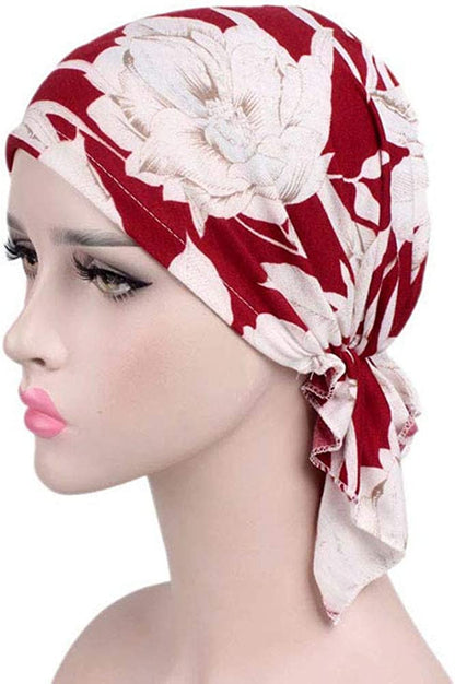 Women'S Comfort Head Scarf Headwear Chemo Beanie Scarves Coverings (4Pcs Mix1) Apparel & Accessories > Clothing Accessories > Headwear Hcimooy   