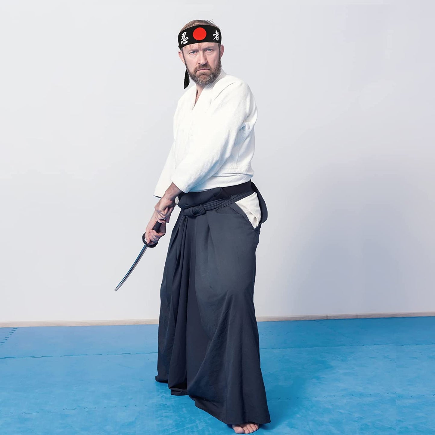 SATINIOR Bushido Hachimaki Headband 2 Pieces Samurai Japanese Headband Dragon Sushi Chef Bandana Tie on Costume Headwear for Karate about 96 X 6 Cm/ 37.8 X 2.36 Inches Apparel & Accessories > Clothing Accessories > Bandanas & Headties SATINIOR   