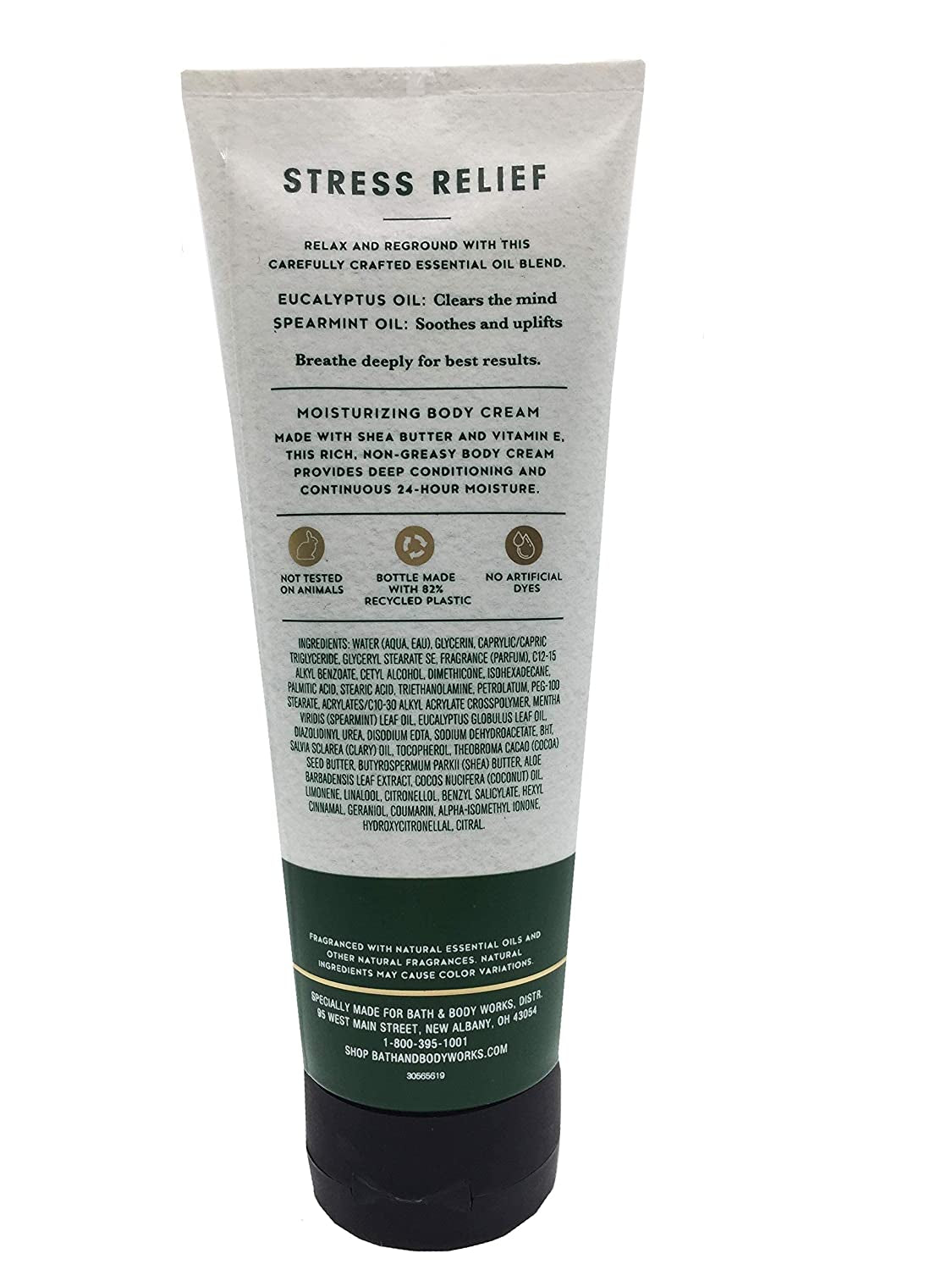 Bath & Body Works Aromatherapy Stress Relief Eucalyptus Spearmint Body Cream 8 Ounce Health & Beauty > Personal Care > Cosmetics > Bath & Body Bath & Body Works   
