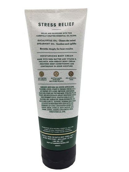 Bath & Body Works Aromatherapy Stress Relief Eucalyptus Spearmint Body Cream 8 Ounce Health & Beauty > Personal Care > Cosmetics > Bath & Body Bath & Body Works   