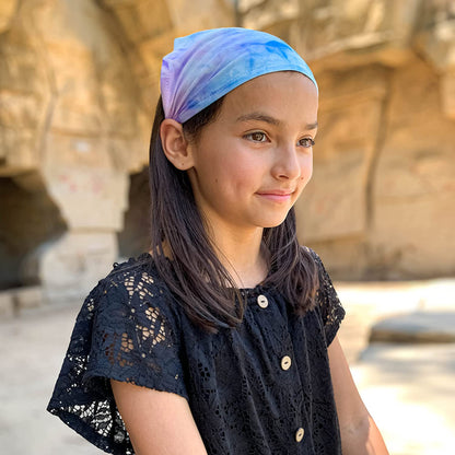 FROG SAC 4 Tie Dye Scarf Headbands for Girls, Tie-Dye Bandana Headband Hair Accessories for Kids, Hair Kerchiefs for Teens, Soft Stretch Girl Head Bands, Cottagecore Boho Bandanas Scarves Apparel & Accessories > Clothing Accessories > Bandanas & Headties FROG SAC   