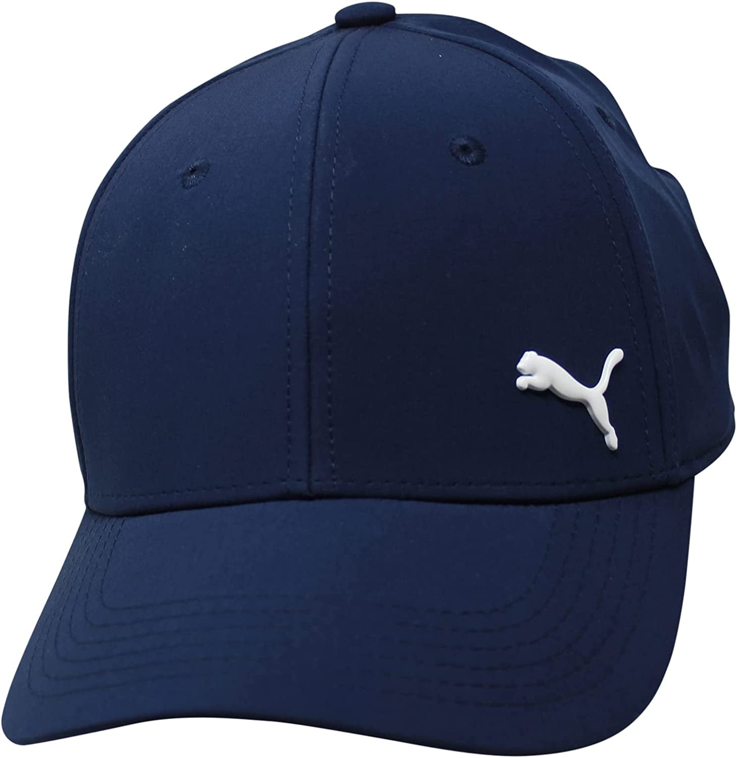 PUMA Evercat Stretch Fit Cap Apparel & Accessories > Clothing Accessories > Hats PUMA Navy/White Small-Medium 