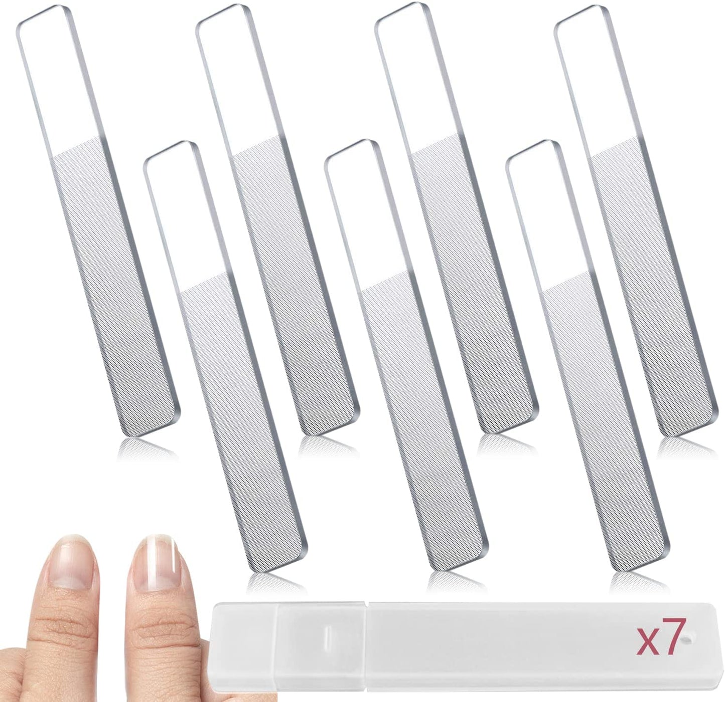 Redflow Glass Foot File,Nano Foot Scrubber Callus Remover, Foot Care Pedicure Tool,Foot File with Nano-Level Grinding Points, Great for Dead Skin Removal, Cracking, Wet and Dry Feet Health & Beauty > Personal Care > Foot Care RedFlow Nano Glass 7 PACK 