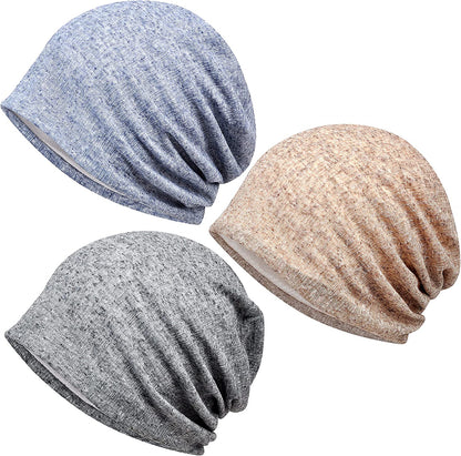 Kayier Women'S Baggy Casual Chemo Beanie Cap Apparel & Accessories > Clothing Accessories > Headwear Kayier 3 Pack-h  