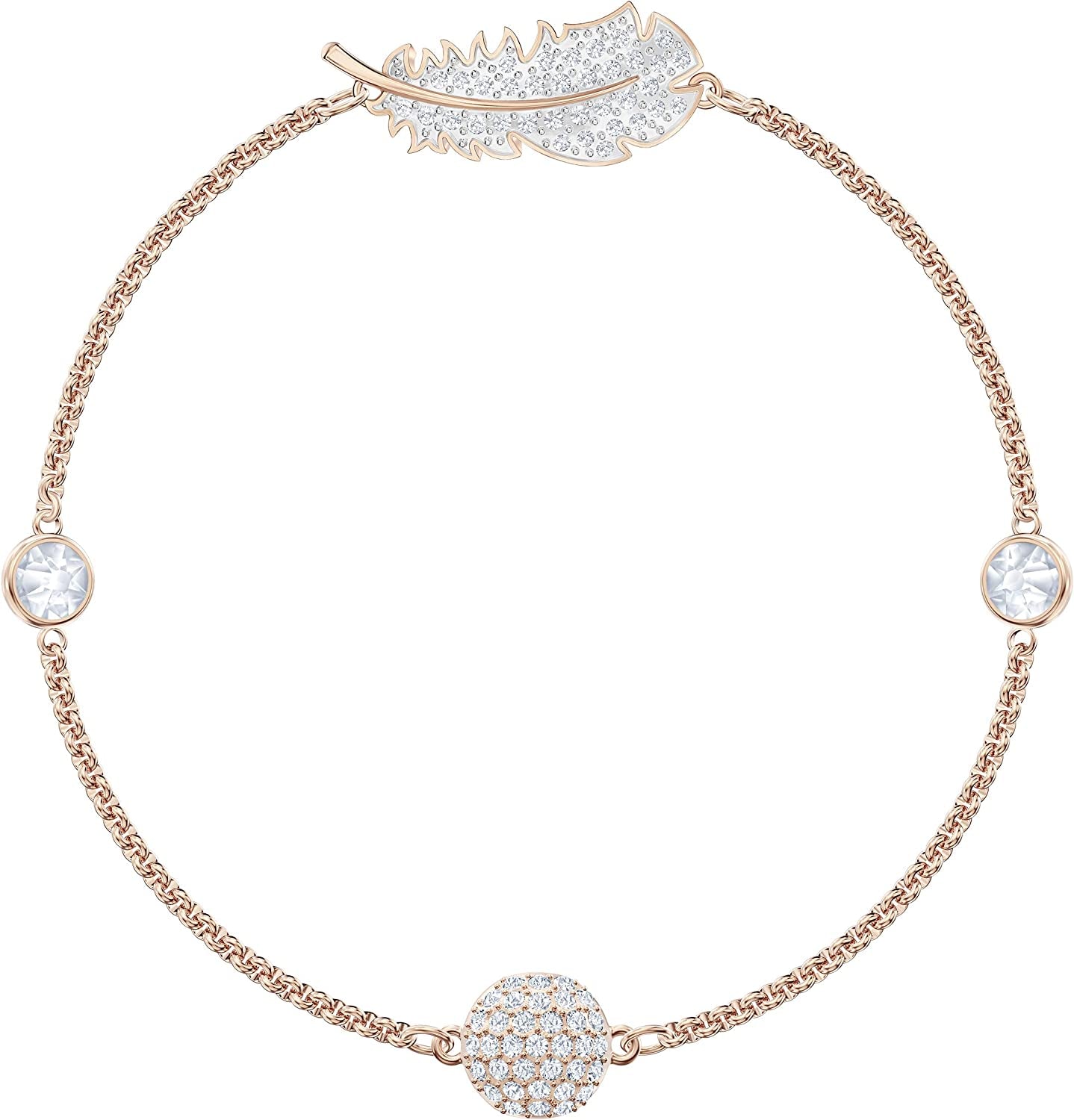 SWAROVSKI Remix Collection Women'S Evil Eye Strand Bracelet Apparel & Accessories > Jewelry > Bracelets SWAROVSKI Feather  