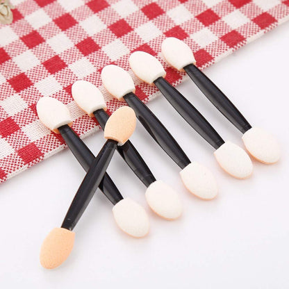 Onwon 100 Pcs Disposable Dual Sided Eyeshadow Brush, Double Ended Sponge Applicator Oval Tipped Eyeliner Brush Makeup Brush Tool Health & Beauty > Personal Care > Cosmetics > Cosmetic Tools > Makeup Tools Onwon   
