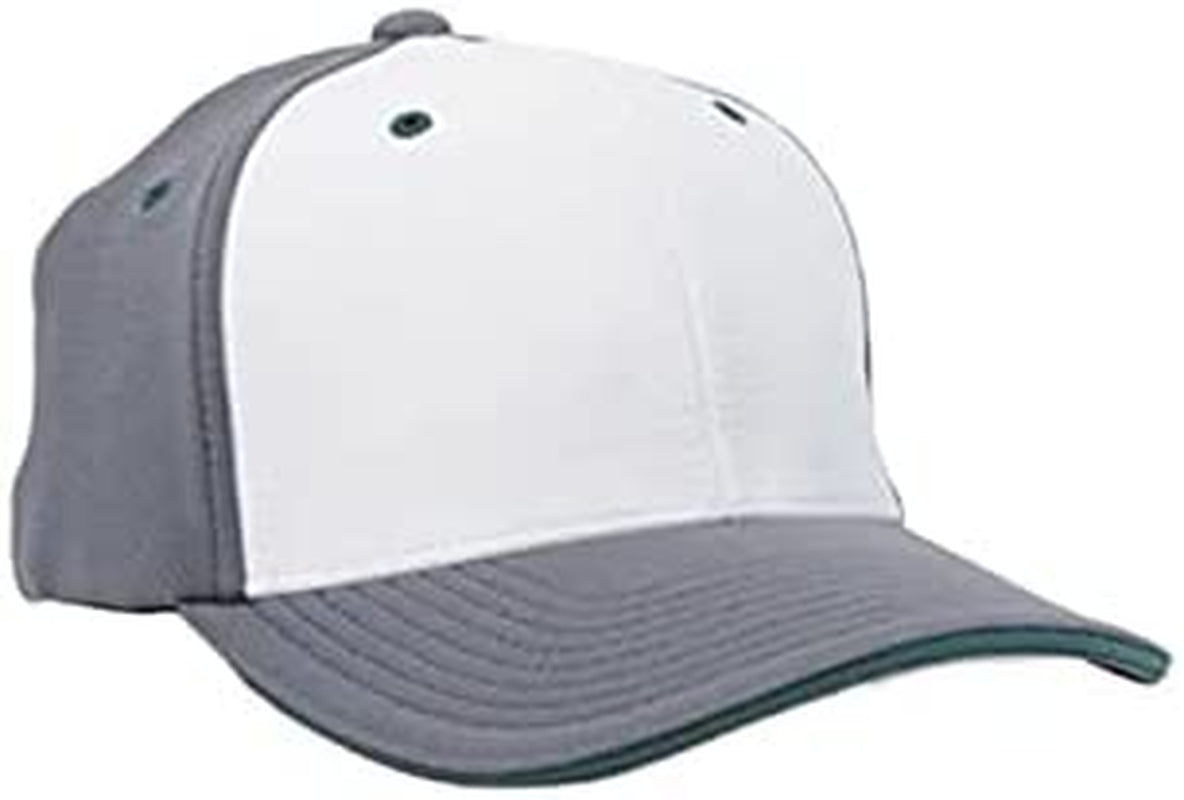 Universal M2 Contrast Flexfit® Cap Apparel & Accessories > Clothing Accessories > Headwear Pacific Headwear White/Graphite/Dark Green Small-Medium 