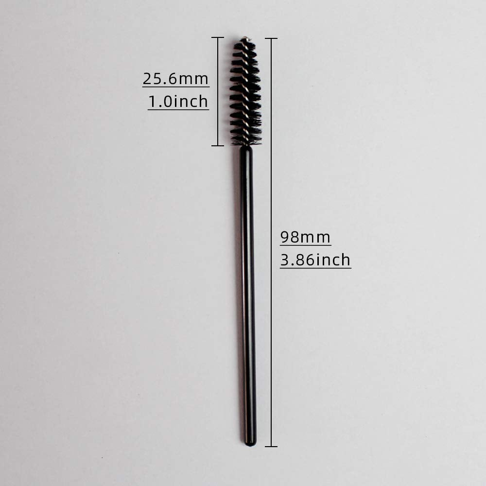 Eyelash Spoolie Brushes 100PCS Mascara Wands Eyebrow Brush Cleaner Applicator Makeup-Tools False Eyelashes Extension (100PCS BLACK BRUSHES) Health & Beauty > Personal Care > Cosmetics > Cosmetic Tools > Makeup Tools Generic   