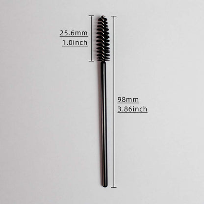 Eyelash Spoolie Brushes 100PCS Mascara Wands Eyebrow Brush Cleaner Applicator Makeup-Tools False Eyelashes Extension (100PCS BLACK BRUSHES) Health & Beauty > Personal Care > Cosmetics > Cosmetic Tools > Makeup Tools Generic   