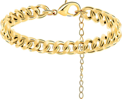 Silver Anklet Initial Ankle Bracelets for Women Teen Girls Figaro Chain Personalized Birthday Gifts for Women Summer Gift Beach Jewelry Anklet for Women Letter A-Z Jewelry Apparel & Accessories > Jewelry > Anklets JoycuFF 8mm  