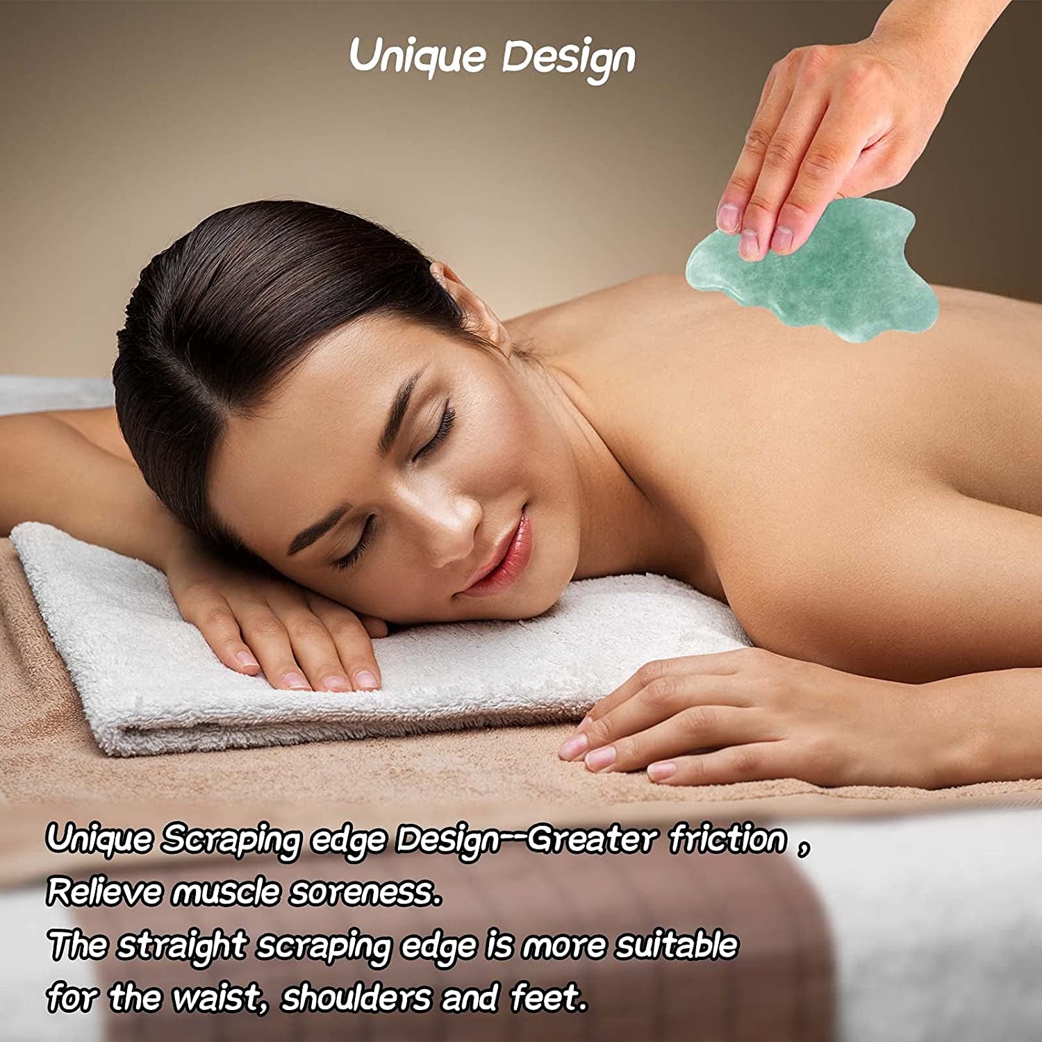 Gua Sha Facial Tools,Jade Gua Sha Massage Tool Comb Edge,Guasha Tool for Face, Gua Sha Stones for Body Muscle Relaxing Acupuncture Therapy… Health & Beauty > Personal Care > Cosmetics > Cosmetic Tools > Skin Care Tools WYGOAKG   
