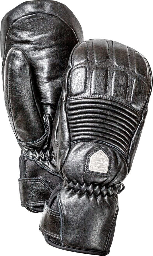 Hestra Womens Ski Gloves: Fall Line Leather Cold Weather Winter Mitten Apparel & Accessories > Clothing Accessories > Gloves & Mittens Hestra Black 8 