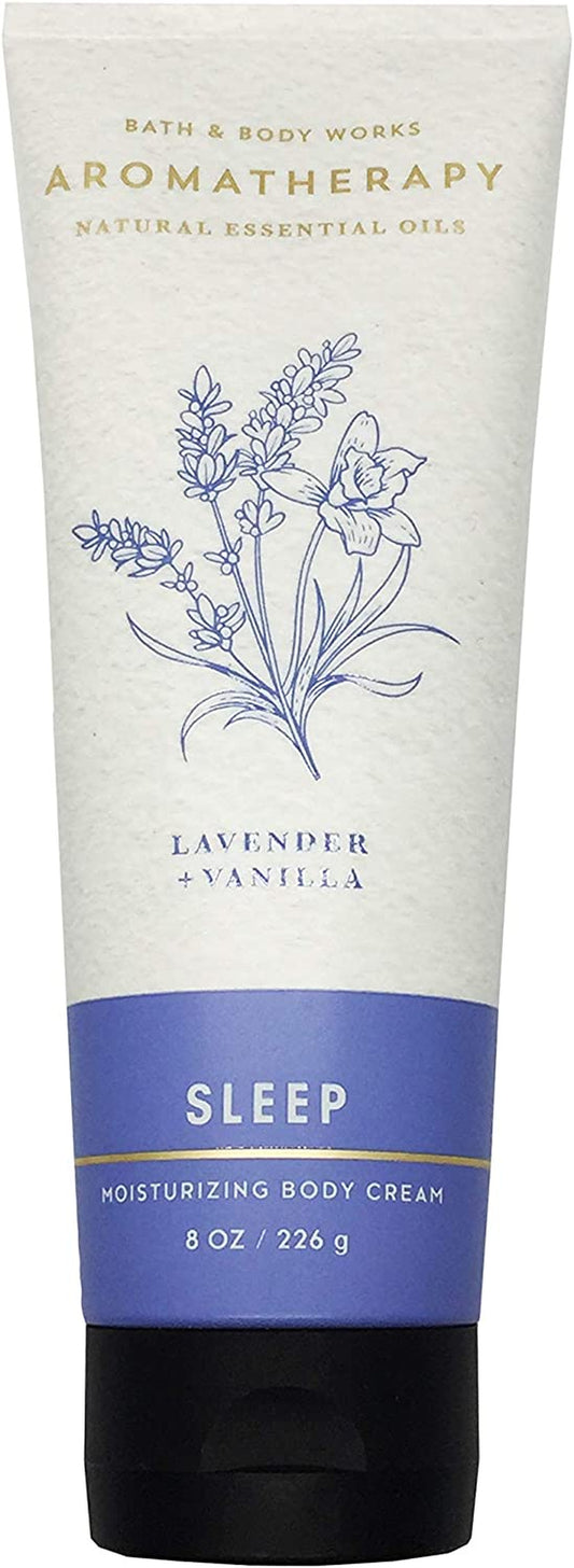 Bath and Body Works Aromatherapy SLEEP - LAVENDER VANILLA Body Cream 8 Ounce (Retired Fragrance) Health & Beauty > Personal Care > Cosmetics > Bath & Body Bath & Body Works   