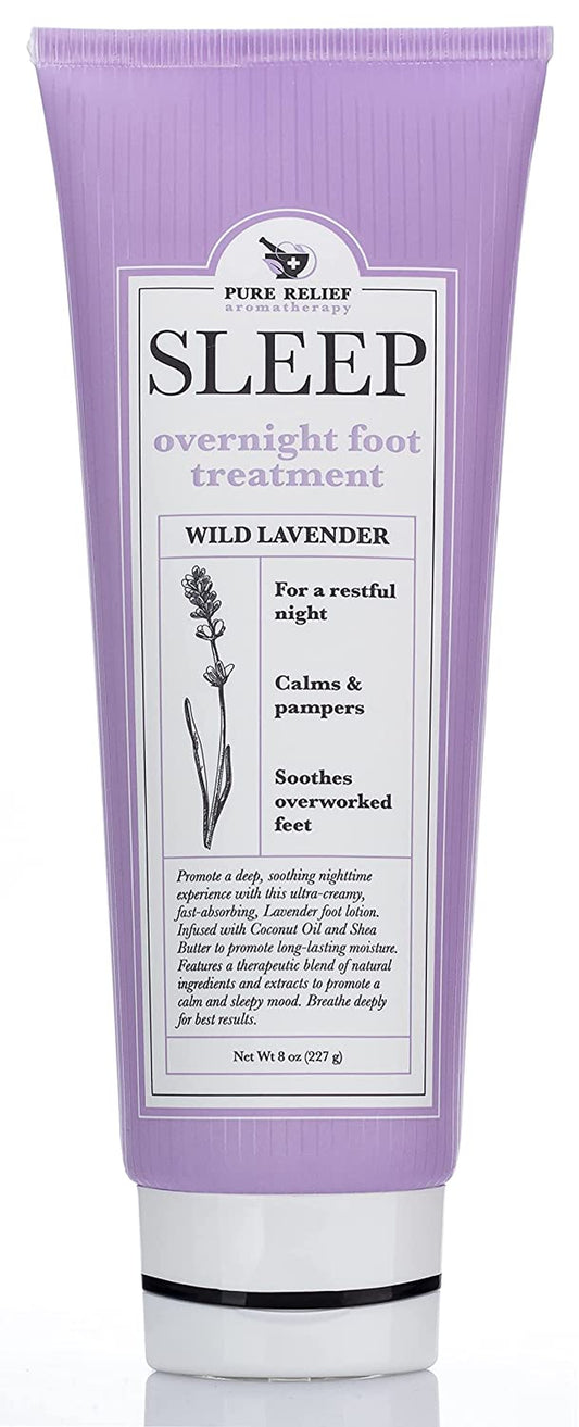 Pure Relief Relaxing Foot Lotion Moisturizer Cream for Dry Feet – Lavender Foot Care Cream W/ Shea Butter, Aloe, & Coconut Oil – Foot Repair & Sleep Cream W/ Soothing Scent, Pedicure Supplies, 8 Oz Health & Beauty > Personal Care > Foot Care Pure Relief Lavender Relaxing Foot Cream 8 Ounce (Pack of 1) 