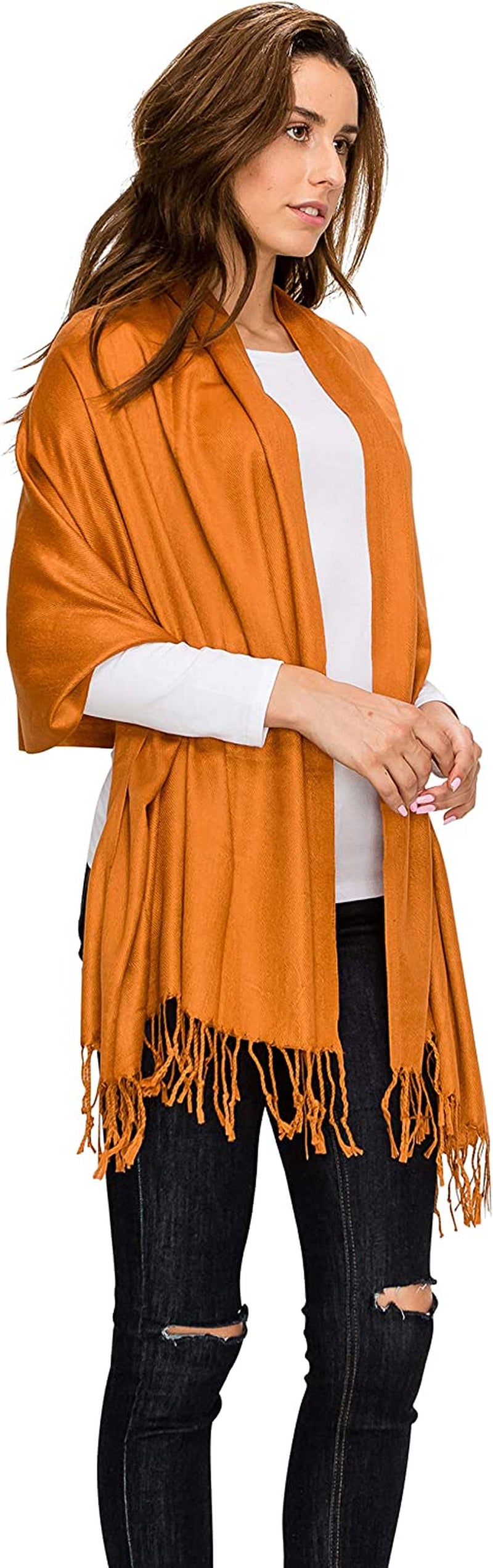 Made by Johnny Unisex Large Lightweight Soft Silky Real Cashmere Shawl Wrap Scarf Apparel & Accessories > Clothing Accessories > Scarves & Shawls Made By Johnny   