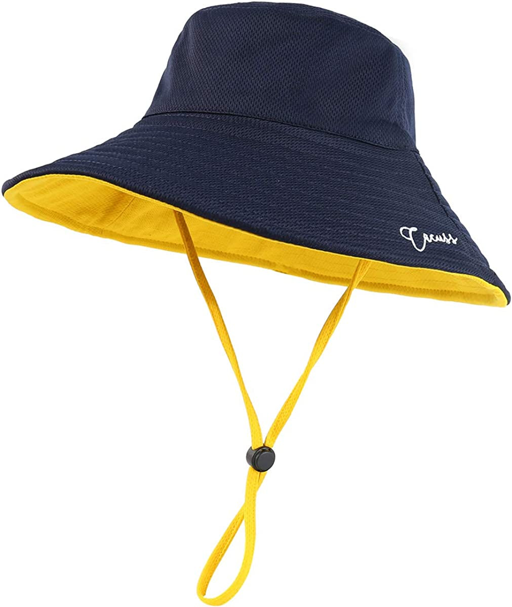 CACUSS Women'S Foldable Floral Bucket Hat Rolled Brim with Bowknot Apparel & Accessories > Clothing Accessories > Hats CACUSS 266yellow  