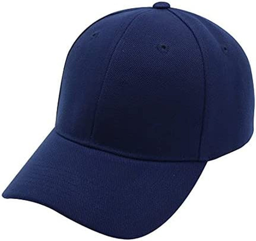 Top Level Baseball Cap Men Women - Classic Adjustable Plain Hat Apparel & Accessories > Clothing Accessories > Hats Top Level Navy  