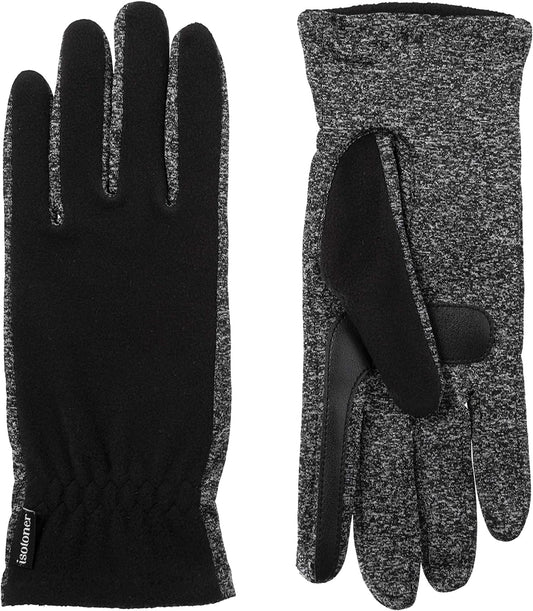 Isotoner Women'S Unlined Water Repellant Touch Screen Gloves, Black, One Size Apparel & Accessories > Clothing Accessories > Gloves & Mittens Isotoner   