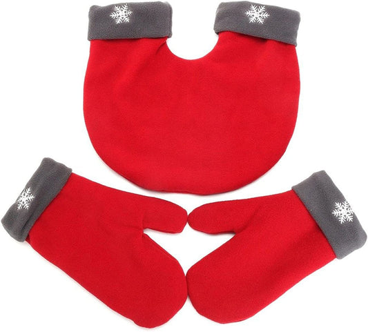 THEE Christmas Lovers Couples Winter Mittens Gloves Valentine'S Gift Apparel & Accessories > Clothing Accessories > Gloves & Mittens THEE Red One Size 