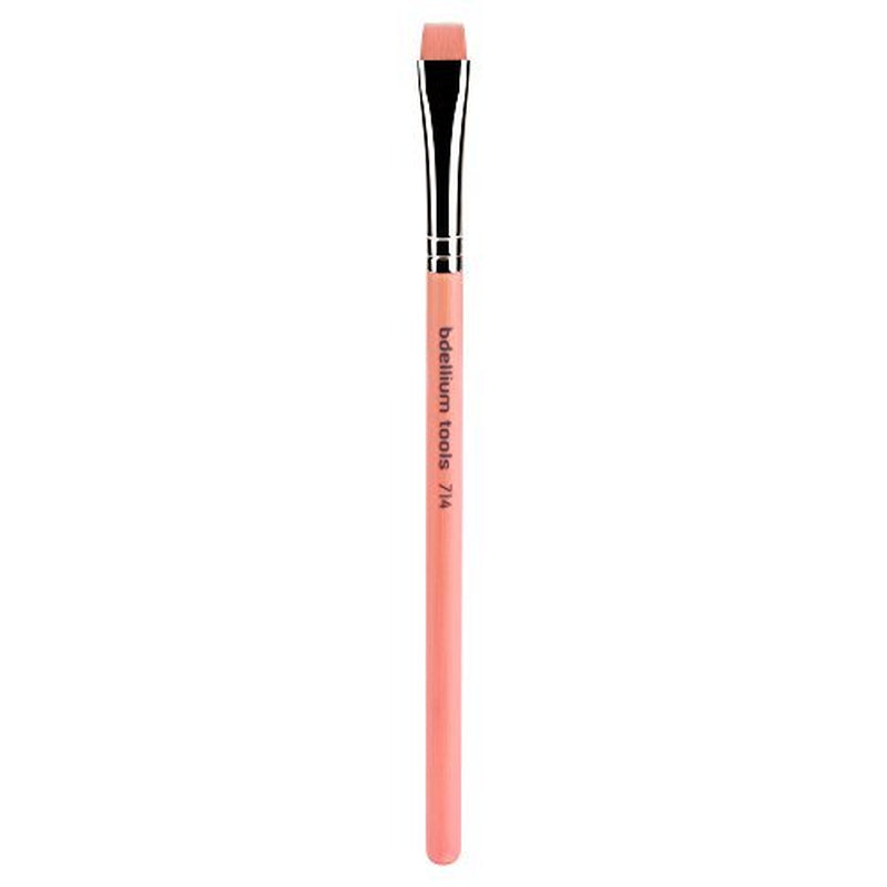 Bdellium Tools Professional Makeup Brush Studio Series - Flat Eye Definer 714 Health & Beauty > Personal Care > Cosmetics > Cosmetic Tools > Makeup Tools BDELLIUM TOOLS Pink 1 Count (Pack of 1) 