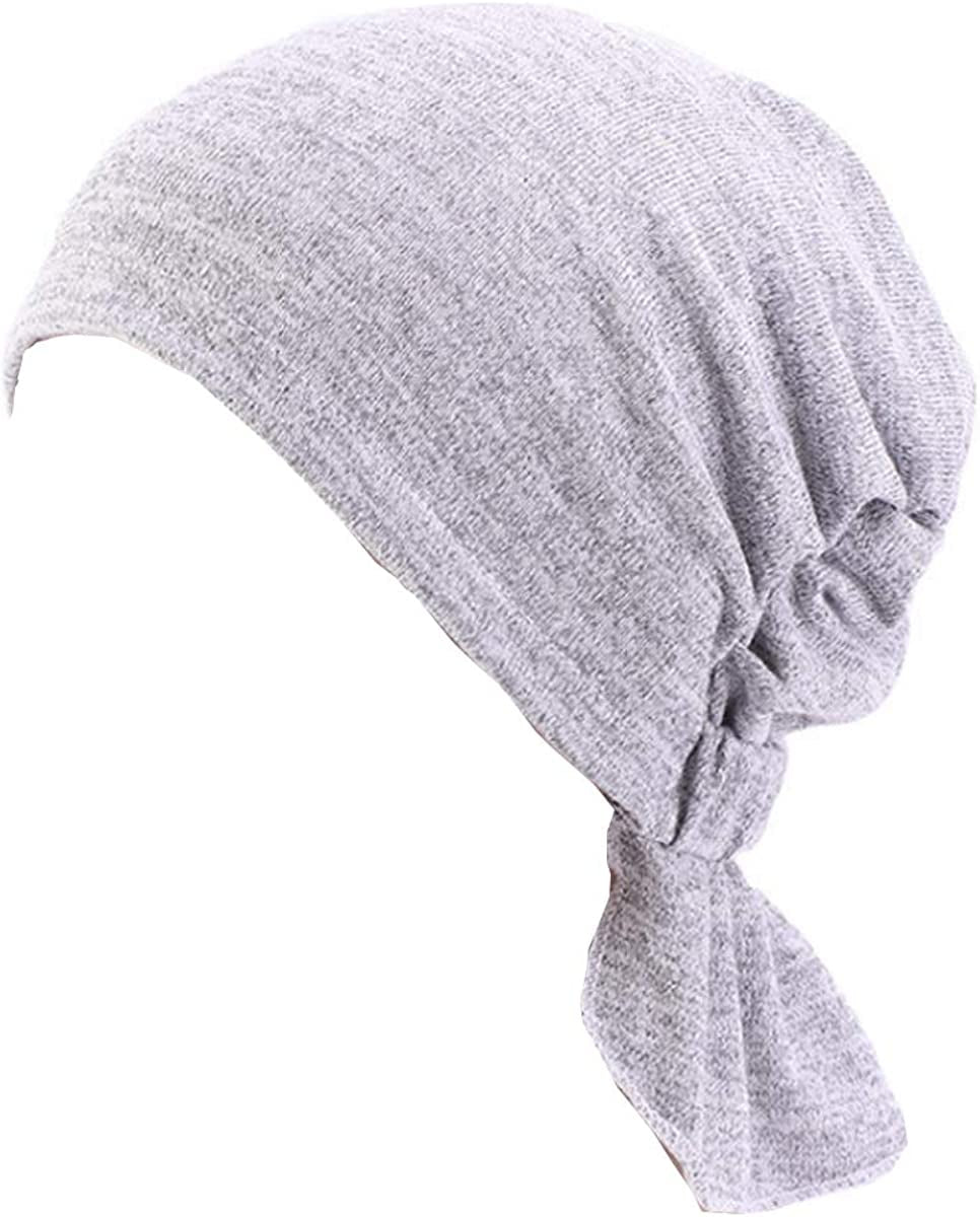 Ever Fairy 6 Colors Chemo Cancer Headscarf Hat Cap Ethnic Cloth Print Turban Headwear Women Women'S Ruffle Beanie Scarf (3 Color Pack-B) Apparel & Accessories > Clothing Accessories > Headwear Ever Fairy   