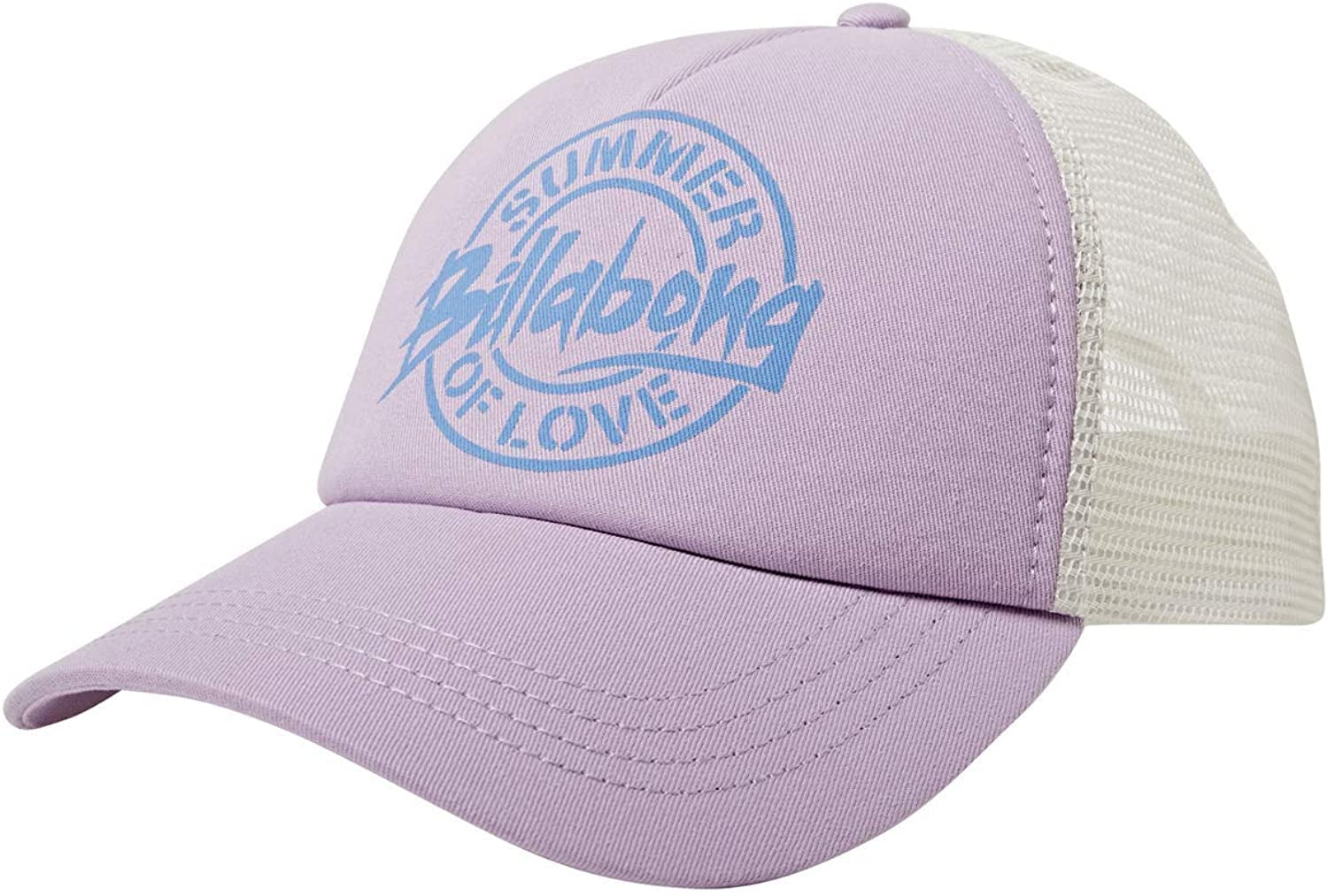 Billabong Women'S Aloha Forever Adjustable Trucker Hat with Mesh Back Apparel & Accessories > Clothing Accessories > Hats Billabong Lovely Lilac One Size 